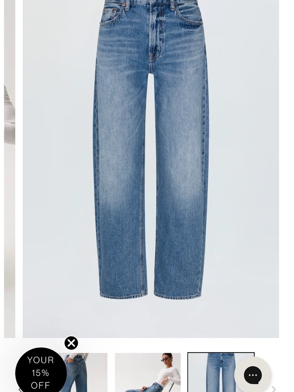Pistola Wes High Rise Barrel Jean - Petite